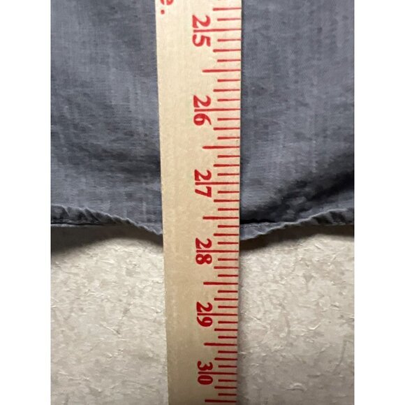 Torrid Taylor Dark Grey Denim Heart Button Front Shirt Women's 1X - Picture 8 of 13